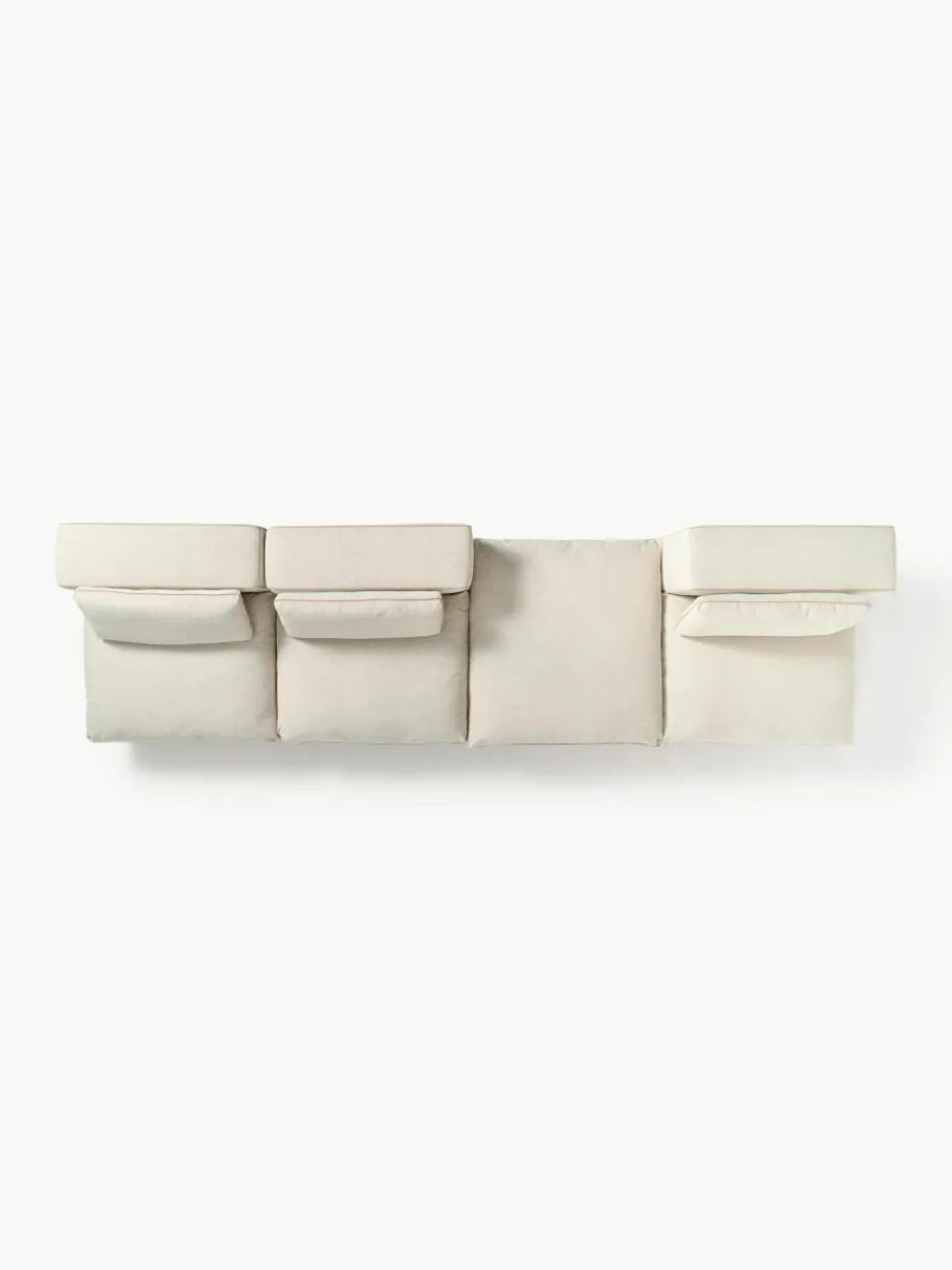Modulaire hoekbank Felix met poef^Westwing Collection Best
