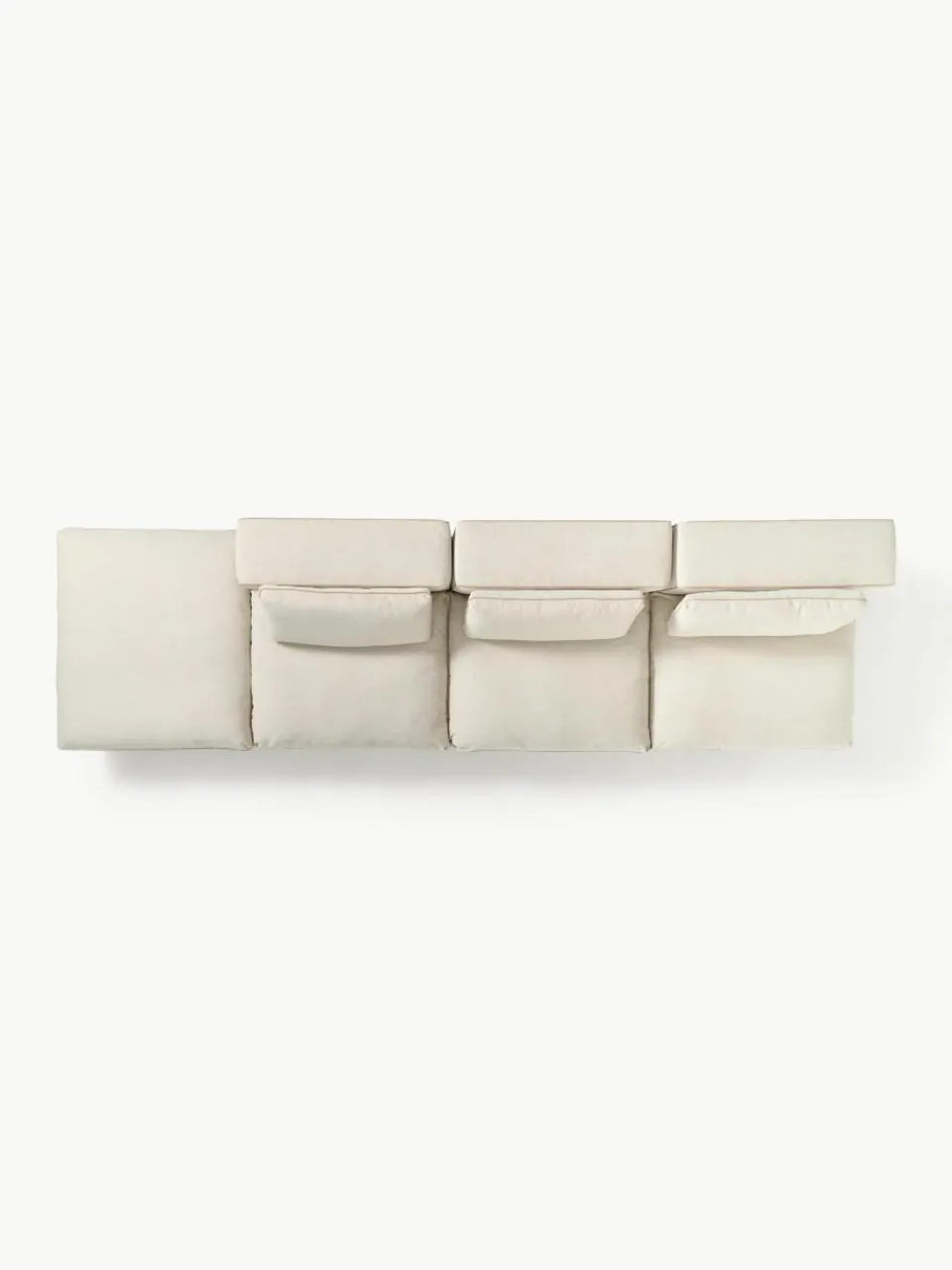 Modulaire hoekbank Felix met poef^Westwing Collection Best