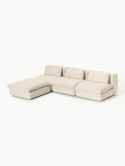 Modulaire hoekbank Felix met poef^Westwing Collection Best