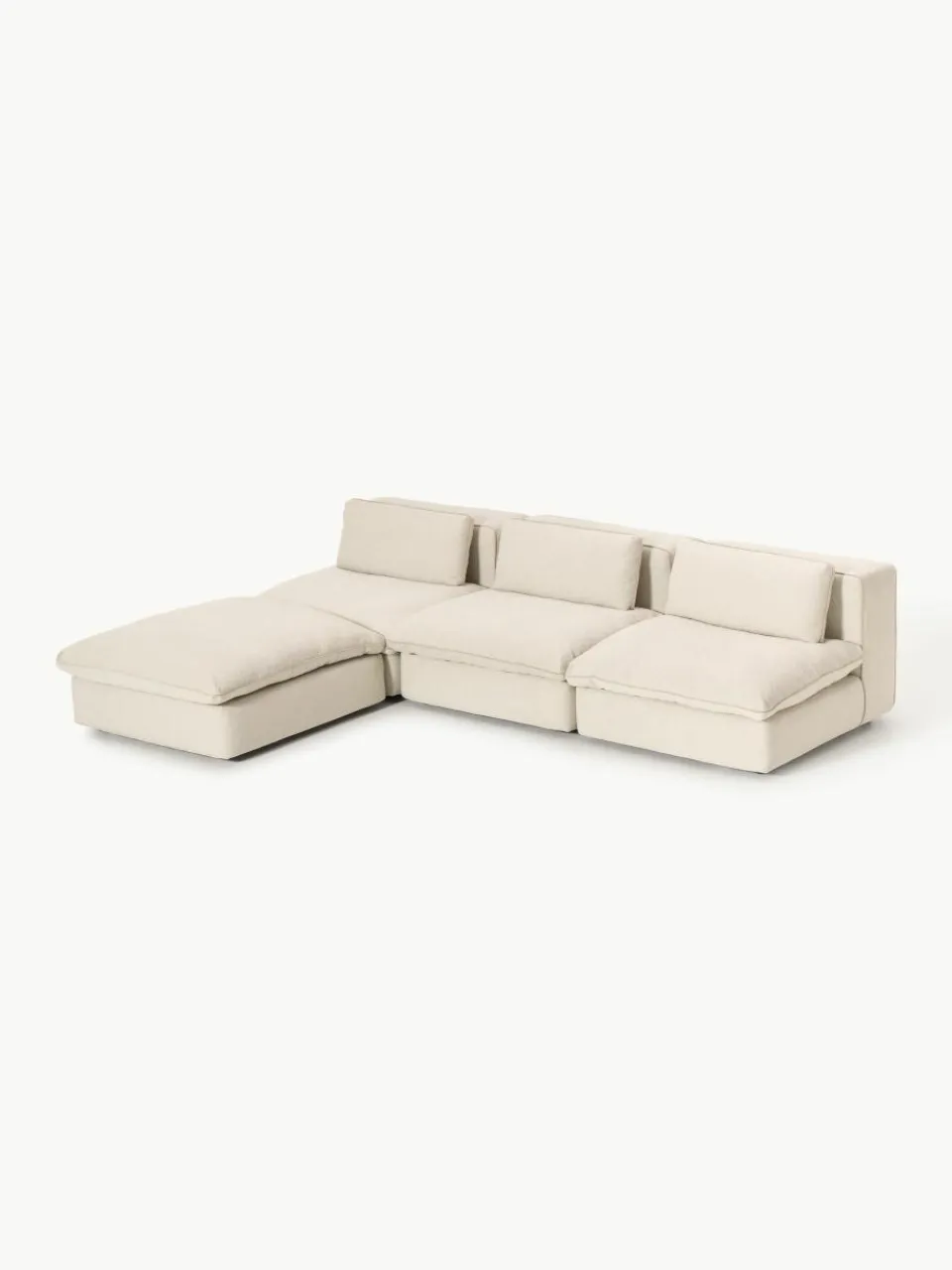 Modulaire hoekbank Felix met poef^Westwing Collection Best