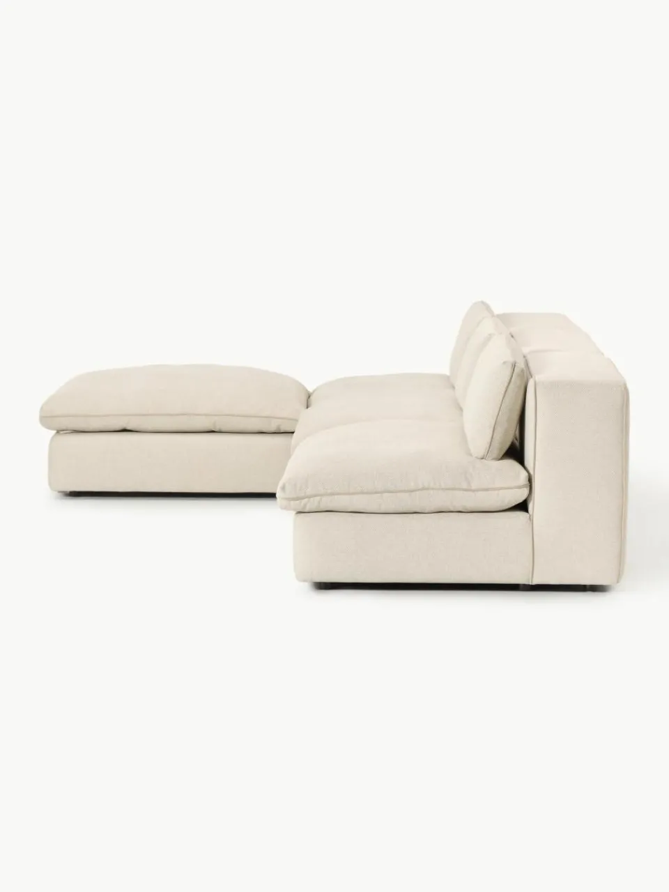 Modulaire hoekbank Felix met poef^Westwing Collection Best