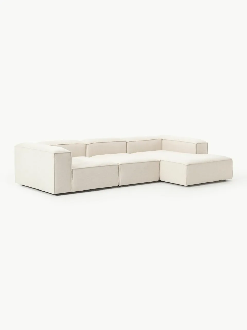 Modulaire hoekbank Lennon van linnenmix^Westwing Collection Hot