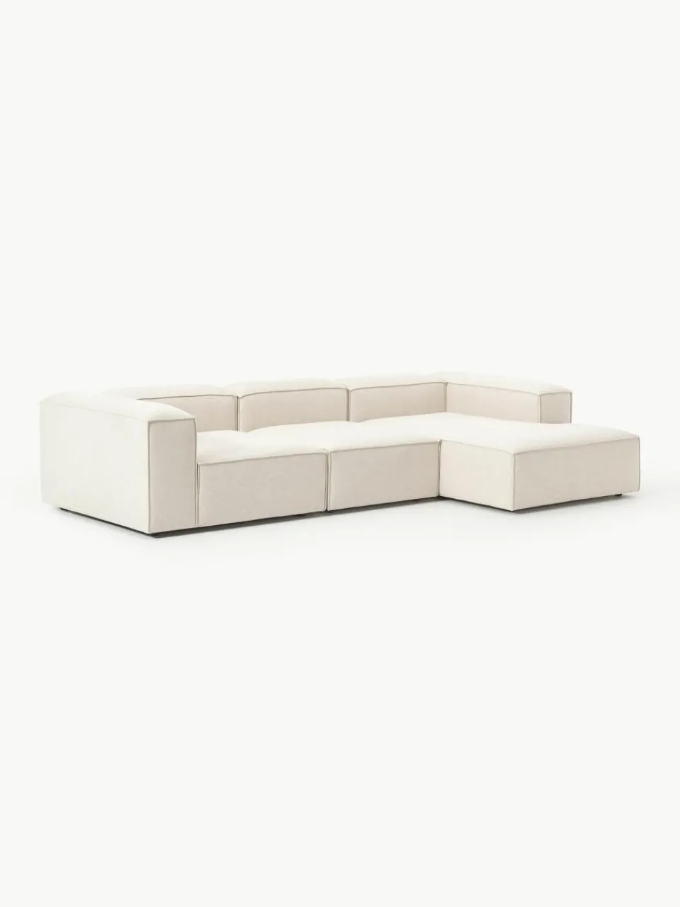 Modulaire hoekbank Lennon van linnenmix^Westwing Collection Hot