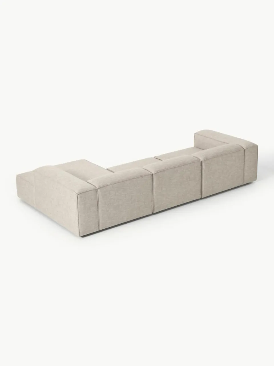 Modulaire hoekbank Lennon van linnenmix^Westwing Collection Fashion