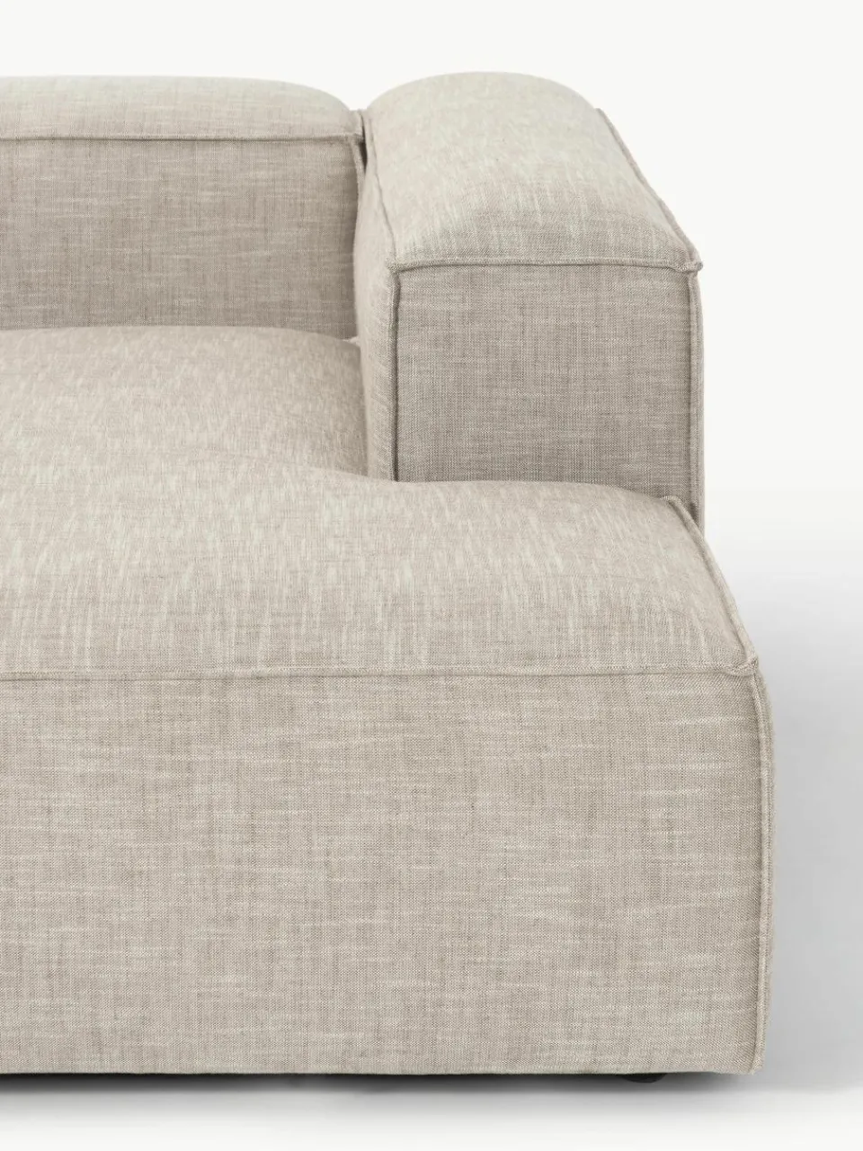 Modulaire hoekbank Lennon van linnenmix^Westwing Collection Fashion