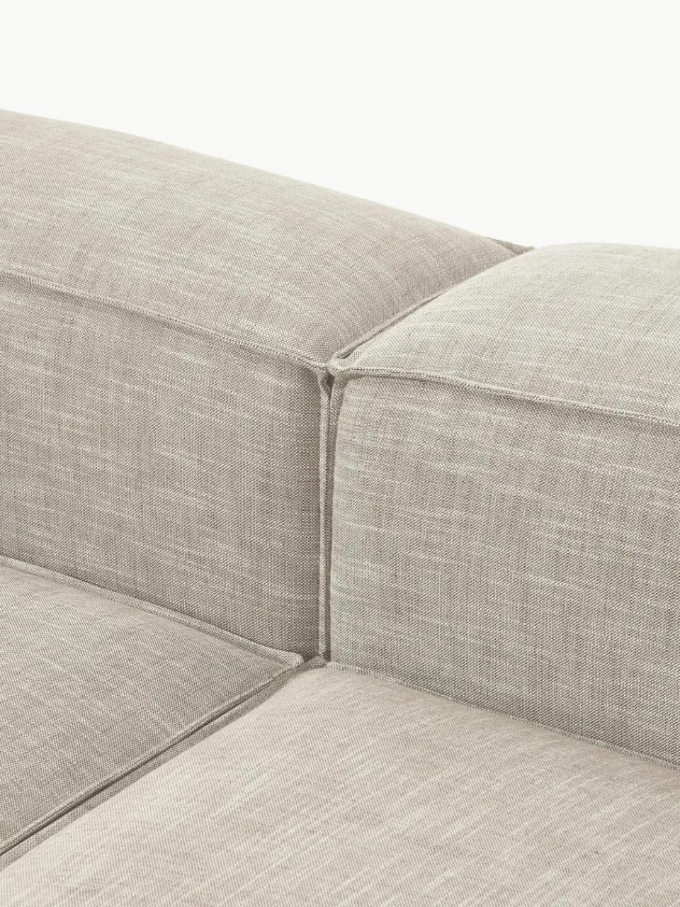 Modulaire hoekbank Lennon van linnenmix^Westwing Collection Fashion