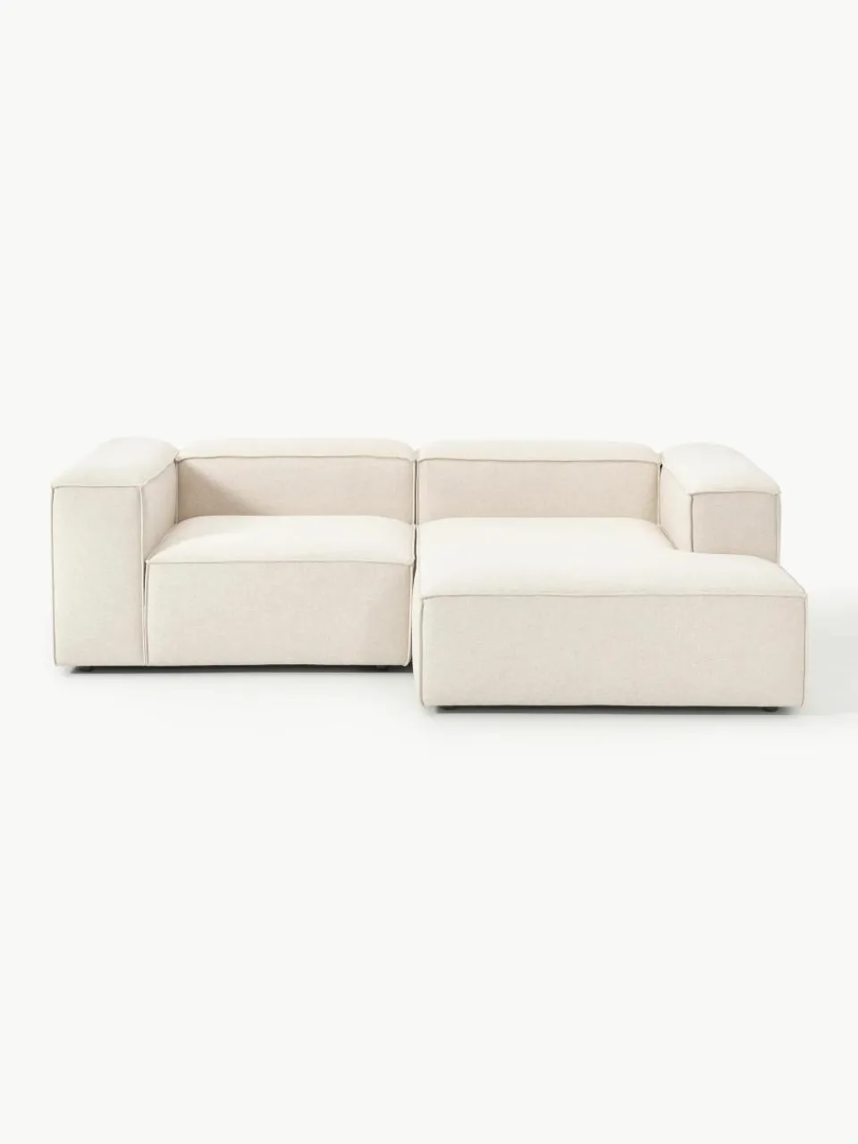 Modulaire hoekbank Lennon van linnenmix^Westwing Collection Clearance