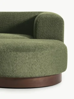Modulaire hoekbank Natalie van teddy-bouclé^Westwing Collection Hot