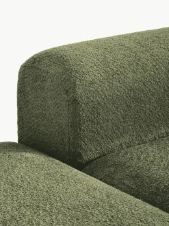Modulaire hoekbank Natalie van teddy-bouclé^Westwing Collection Hot