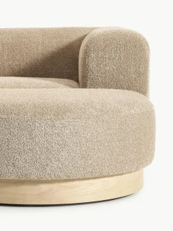 Modulaire hoekbank Natalie van teddy-bouclé^Westwing Collection Clearance