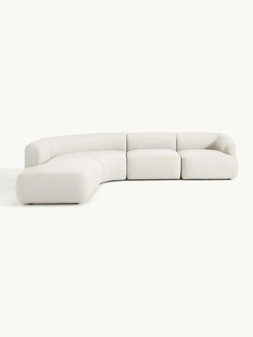 Modulaire hoekbank Sofia (4-zits)^Westwing Collection Fashion
