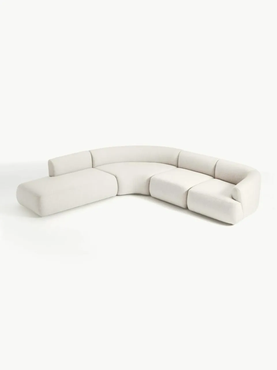 Modulaire hoekbank Sofia (4-zits)^Westwing Collection Fashion
