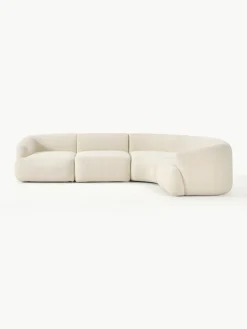 Modulaire hoekbank Sofia (4-zits)^Westwing Collection Fashion