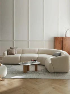 Modulaire hoekbank Sofia (4-zits)^Westwing Collection Fashion