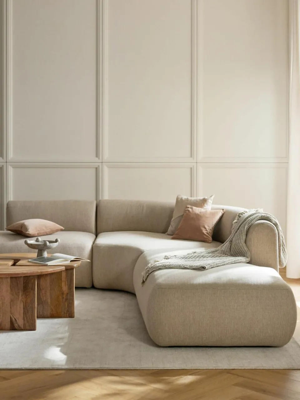 Modulaire hoekbank Sofia (4-zits)^Westwing Collection Online