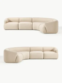 Modulaire hoekbank Sofia (4-zits)^Westwing Collection Hot