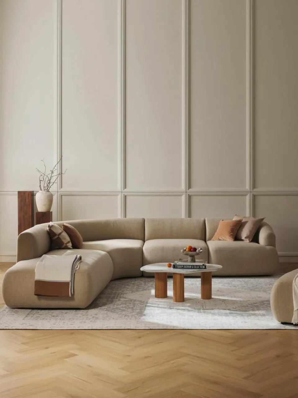 Modulaire hoekbank Sofia (4-zits)^Westwing Collection Sale