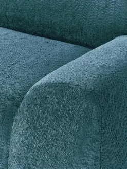Modulaire hoekbank Wolke (4-zits) van teddy bouclé^Westwing Collection Hot