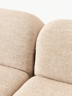 Modulaire hoekbank Wolke (4-zits) van bouclé^Westwing Collection Clearance