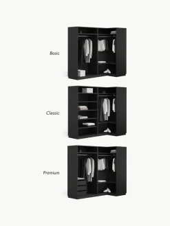 Modulaire hoekkast Leon, 215 cm breed, diverse varianten^Westwing Collection Hot