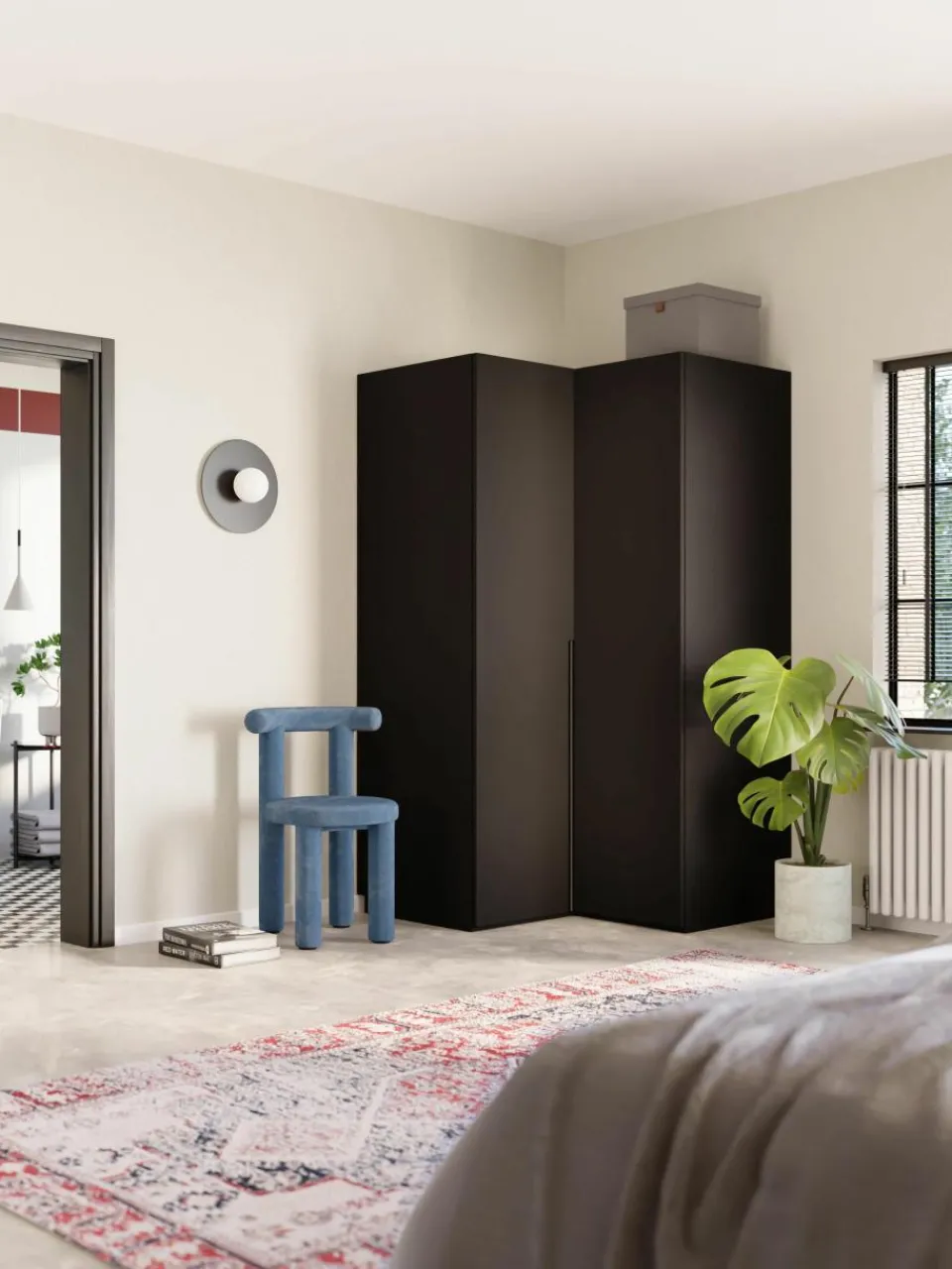Modulaire hoekkast Leon, 115 cm breed^Westwing Collection Clearance