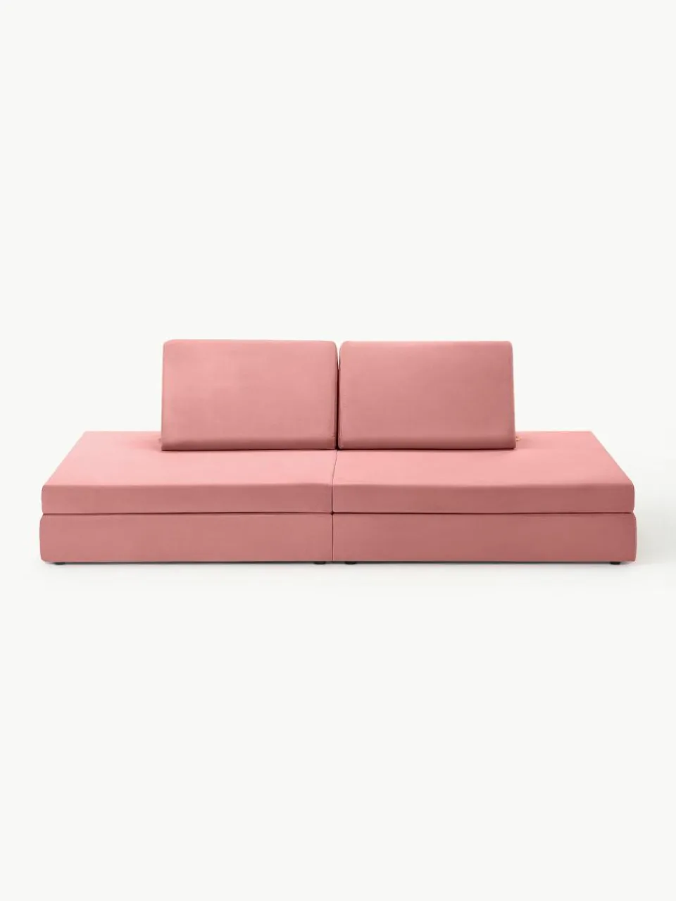 Modulaire kinderbank Mila van fluweel, handgemaakt^Funzy Online