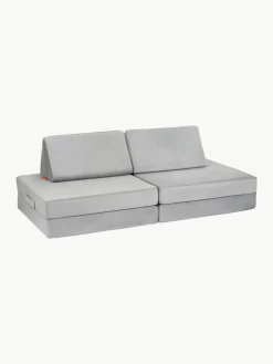 Modulaire kinderbank Mila van fluweel, handgemaakt^Funzy Online