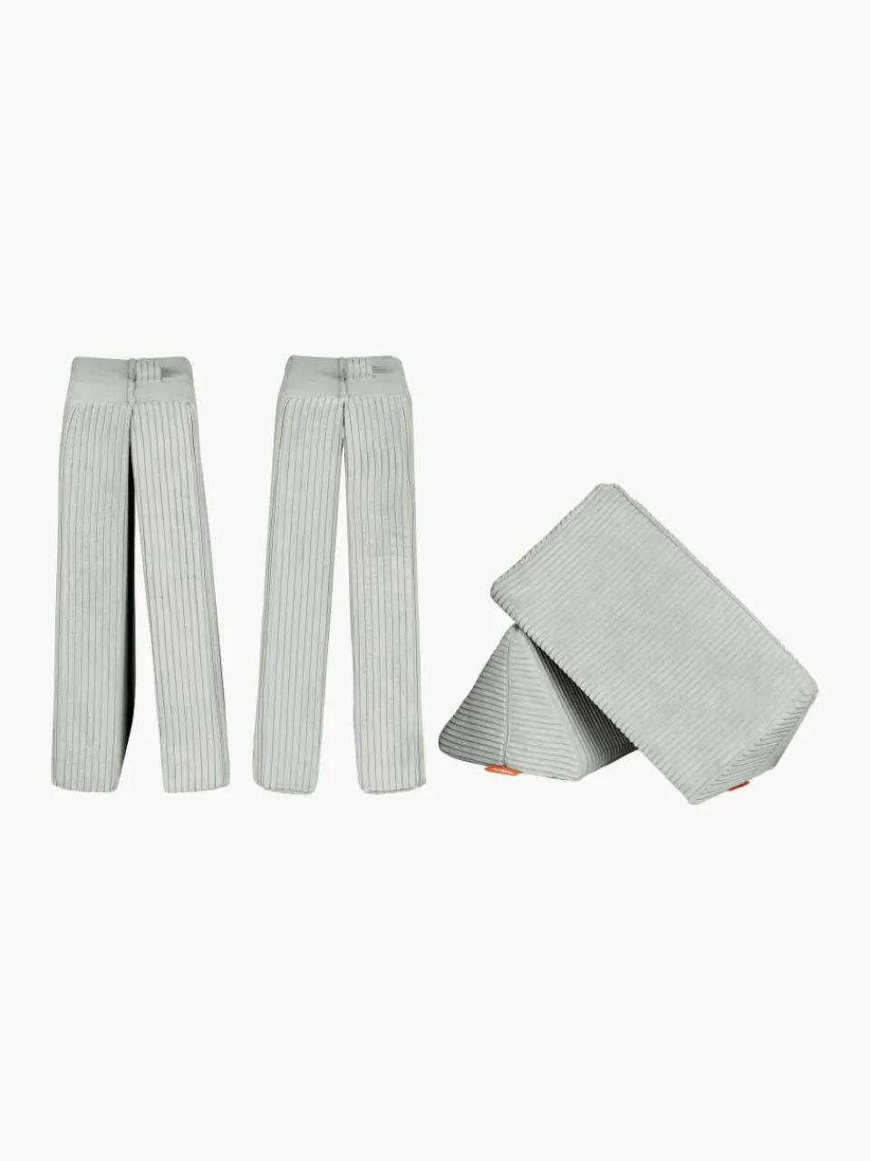Modulaire kinderbank Mila van corduroy, handgemaakt^Funzy Clearance