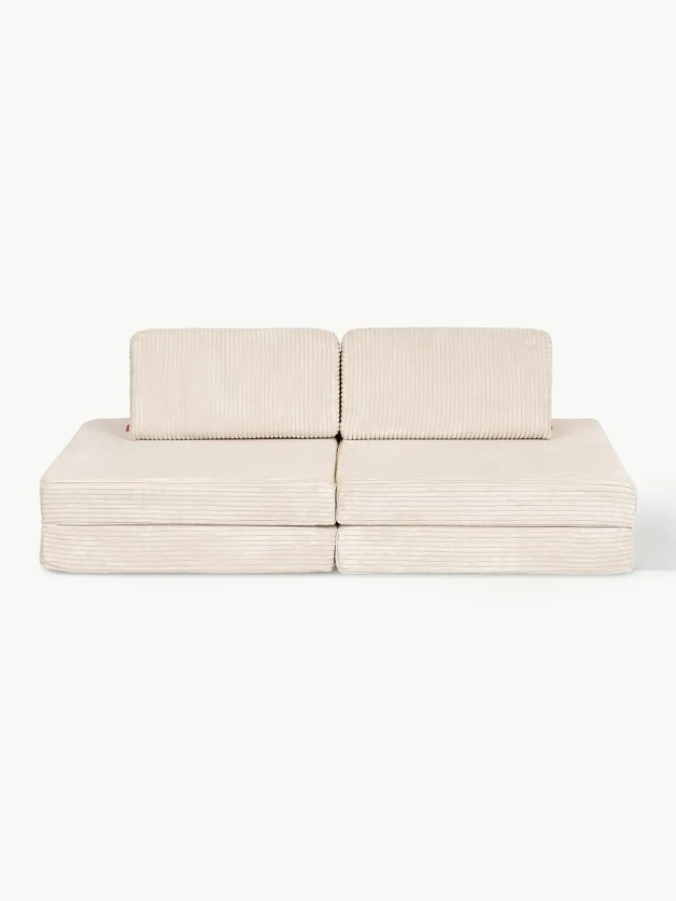 Modulaire kinderbank Mila van corduroy, handgemaakt^Funzy Hot