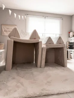 Modulaire kinderbank Mila van corduroy, handgemaakt^Funzy Hot