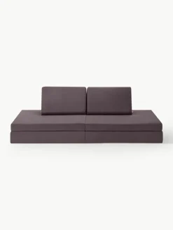 Modulaire kinderbank Mila van fluweel, handgemaakt^Funzy New