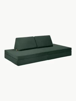 Modulaire kinderbank Mila van fluweel, handgemaakt^Funzy Best