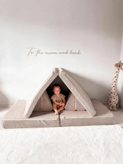 Modulaire kinderspeelbank Mila van teddy, handgemaakt^Funzy Online