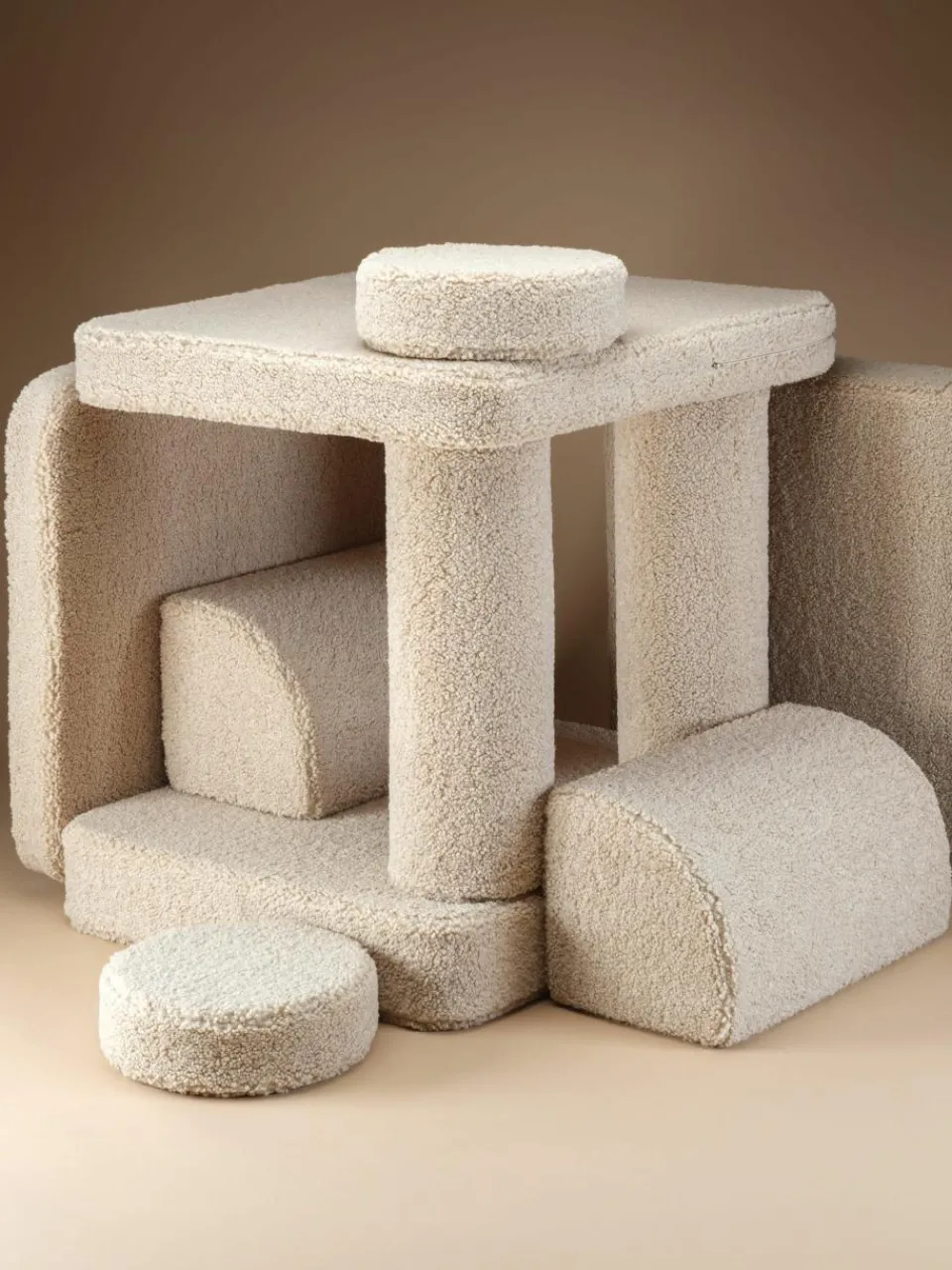 Modulaire kinderspeelbank Sugar van teddy, handgemaakt^Wigiwama Fashion