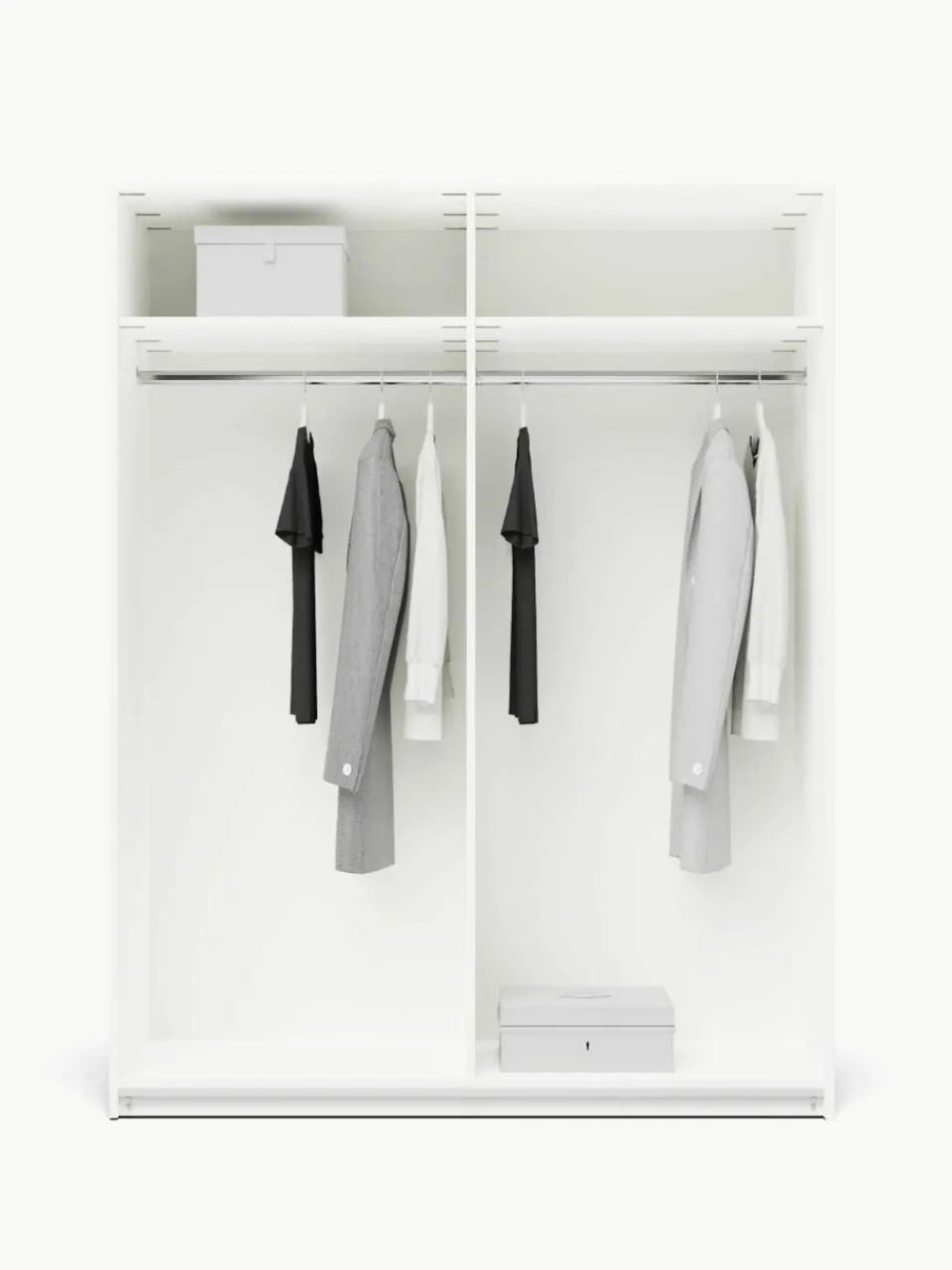 Modulaire schuifdeurkast Charlotte, 150 cm breed, diverse varianten^Westwing Collection Sale