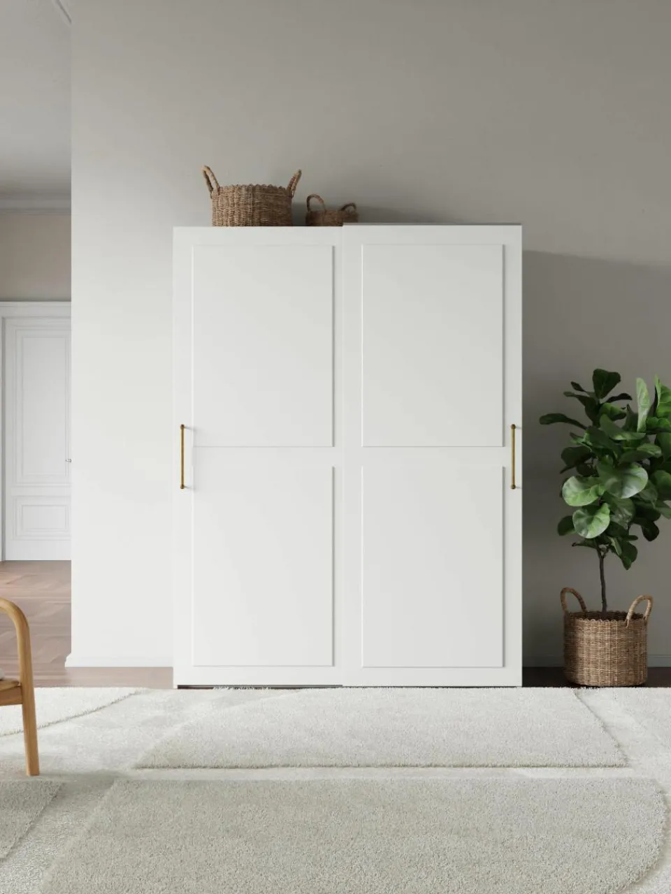 Modulaire schuifdeurkast Charlotte, 150 cm breed, diverse varianten^Westwing Collection Sale