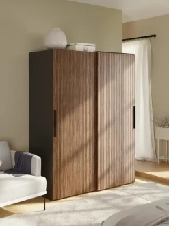 Modulaire schuifdeurkast Simone, 150 cm breed, diverse varianten^Westwing Collection New