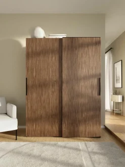 Modulaire schuifdeurkast Simone, 150 cm breed, diverse varianten^Westwing Collection New