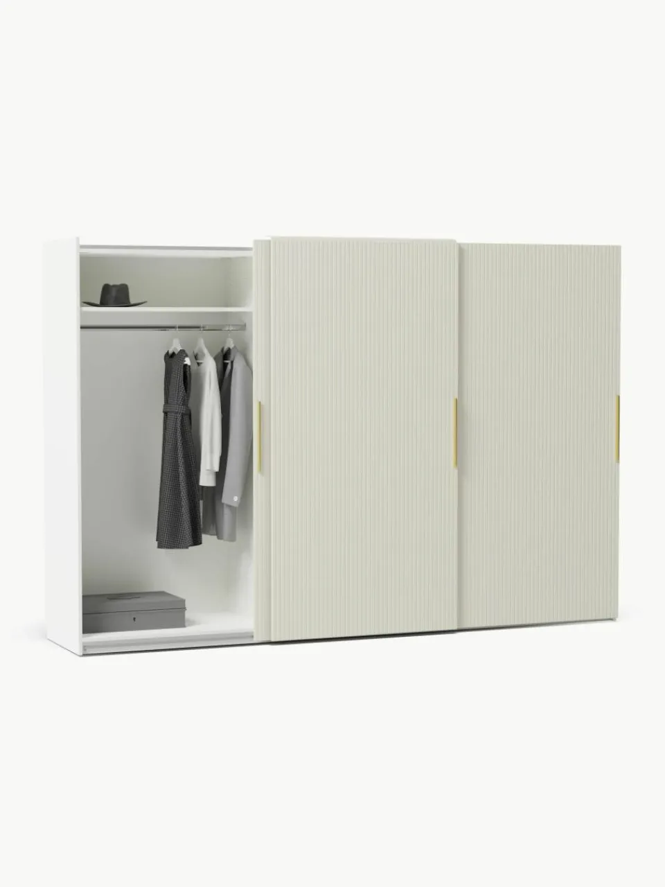 Modulaire schuifdeurkast Simone, 300 cm breed, diverse varianten^Westwing Collection Best