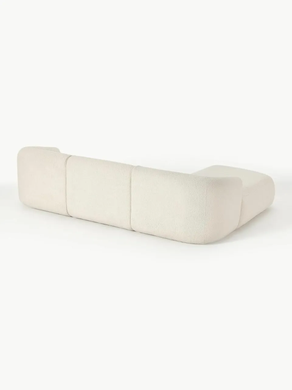 Modulaire teddy hoekbank Sofia (3-zits)^Westwing Collection Clearance