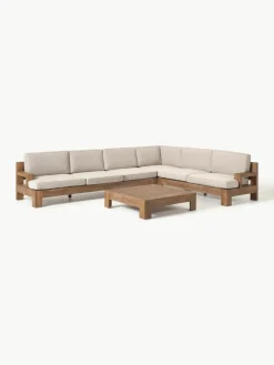 Modulaire tuin loungeset Joshua van acaciahout, 4-delig^Westwing Collection Clearance