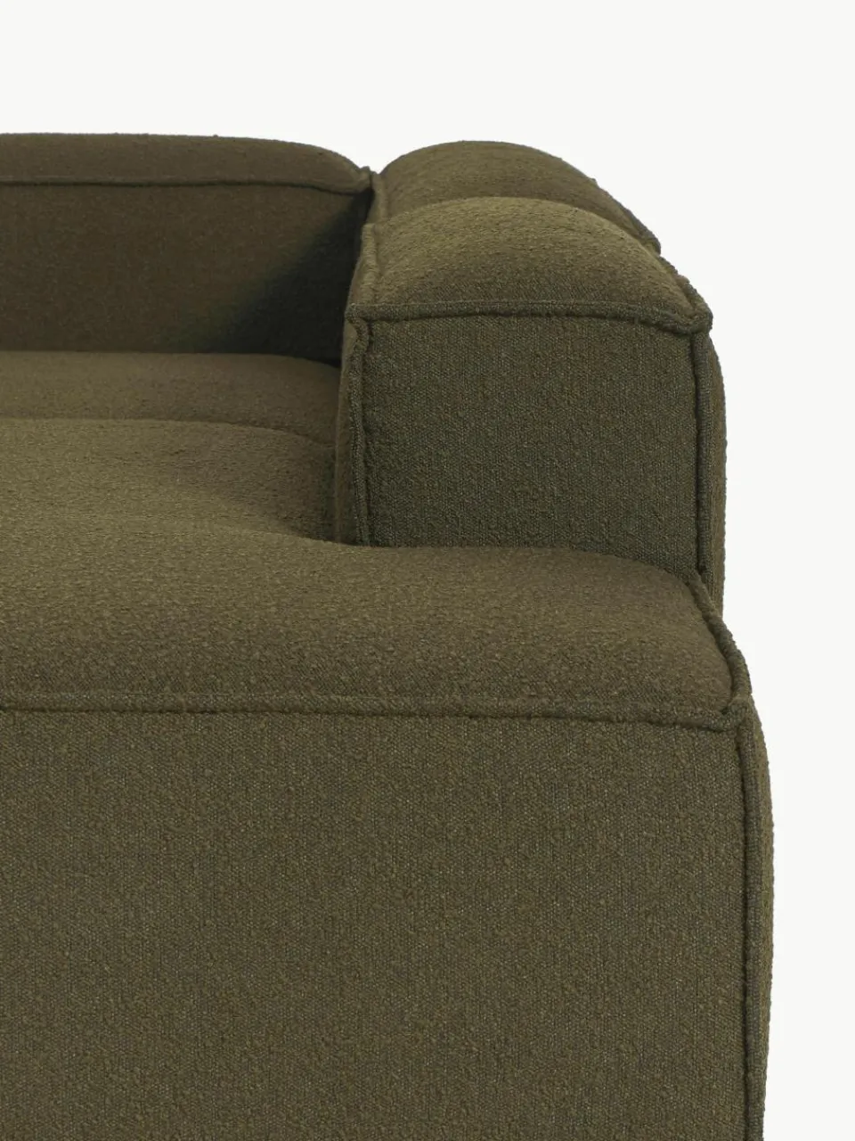 Modulaire U-bank Lennon uit bouclé^Westwing Collection New
