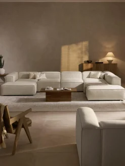 Modulaire U-bank Lennon van linnenmix^Westwing Collection Sale
