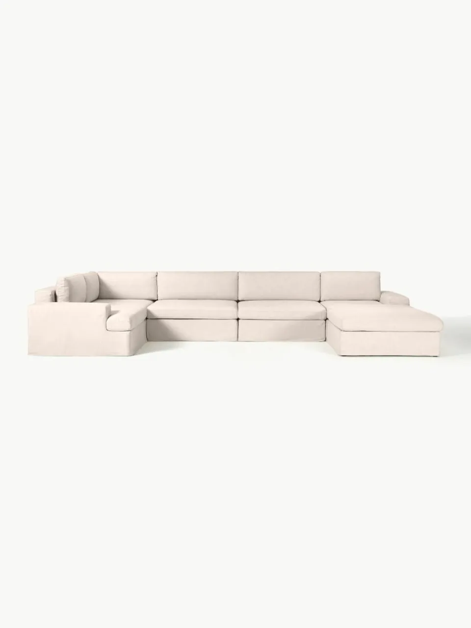 Modulaire U-bank Russell met afneembaar hoezen^Westwing Collection Sale