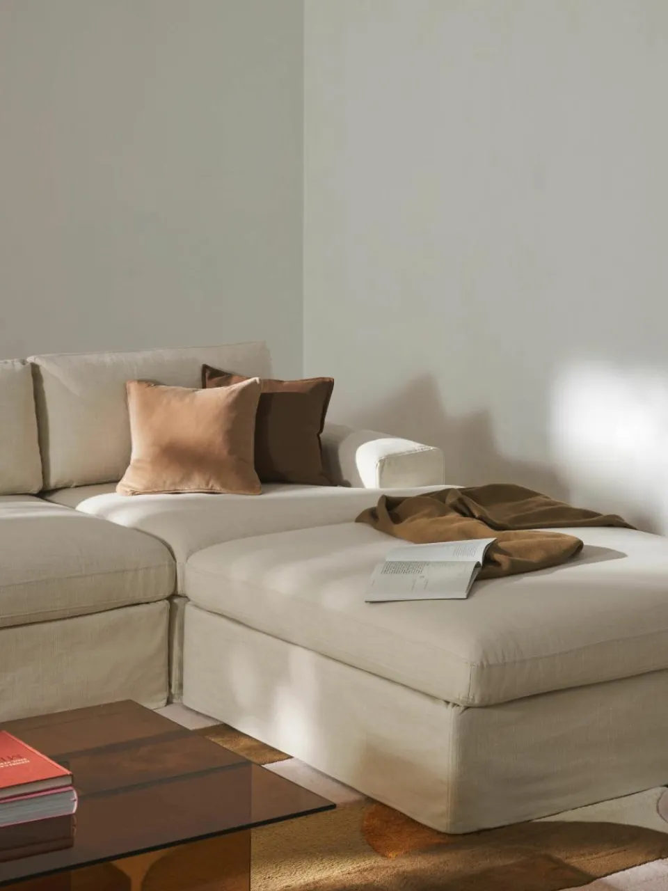 Modulaire U-bank Russell met afneembaar hoezen^Westwing Collection Sale