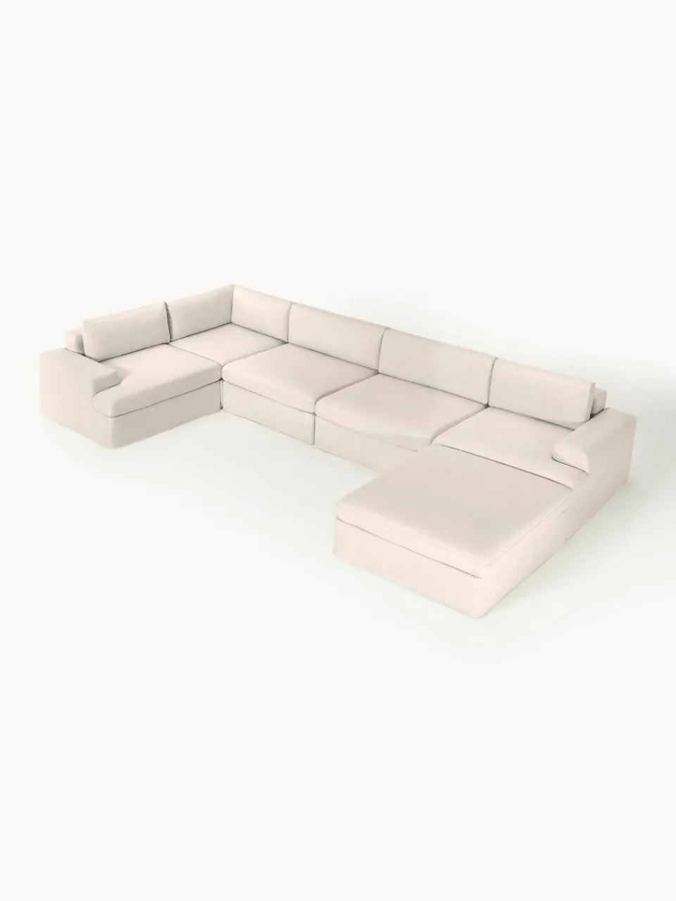 Modulaire U-bank Russell met afneembaar hoezen^Westwing Collection Sale