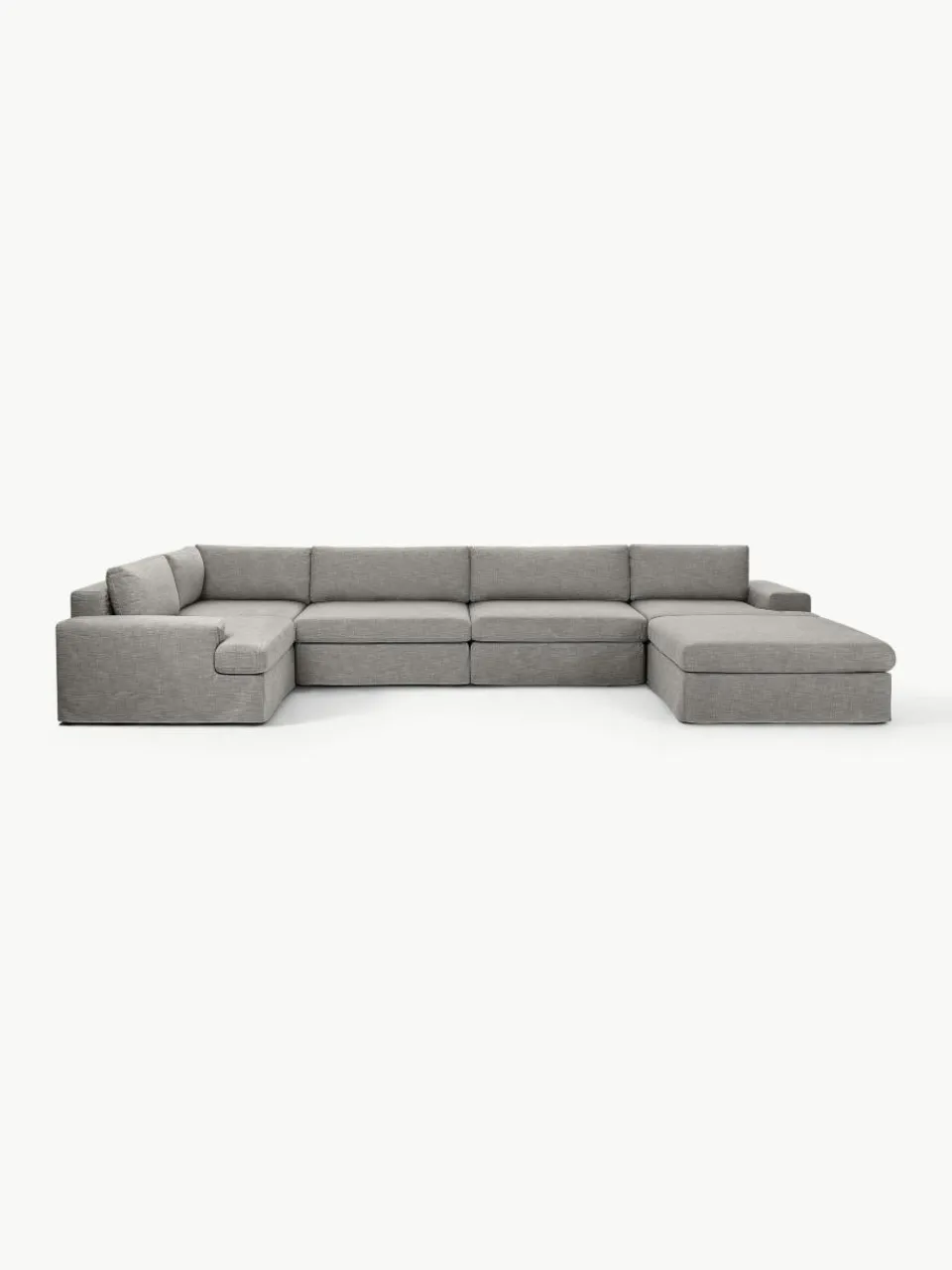 Modulaire U-bank Russell met afneembaar hoezen^Westwing Collection New