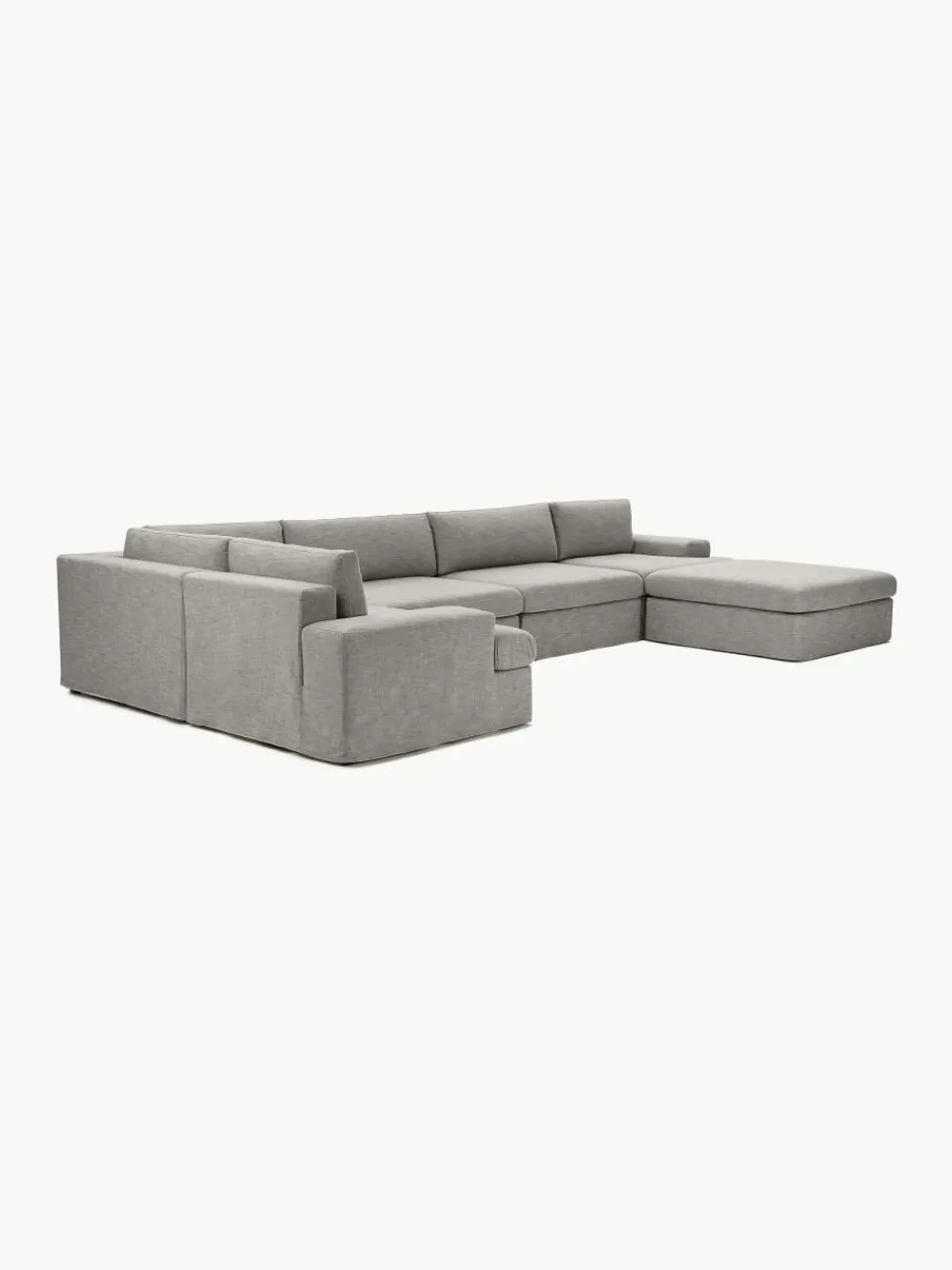 Modulaire U-bank Russell met afneembaar hoezen^Westwing Collection New