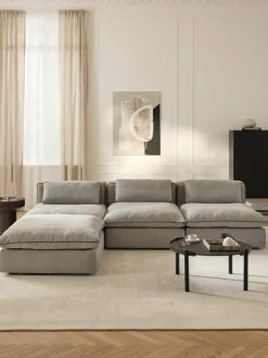 Modulaire XL bank Felix met poef^Westwing Collection Fashion