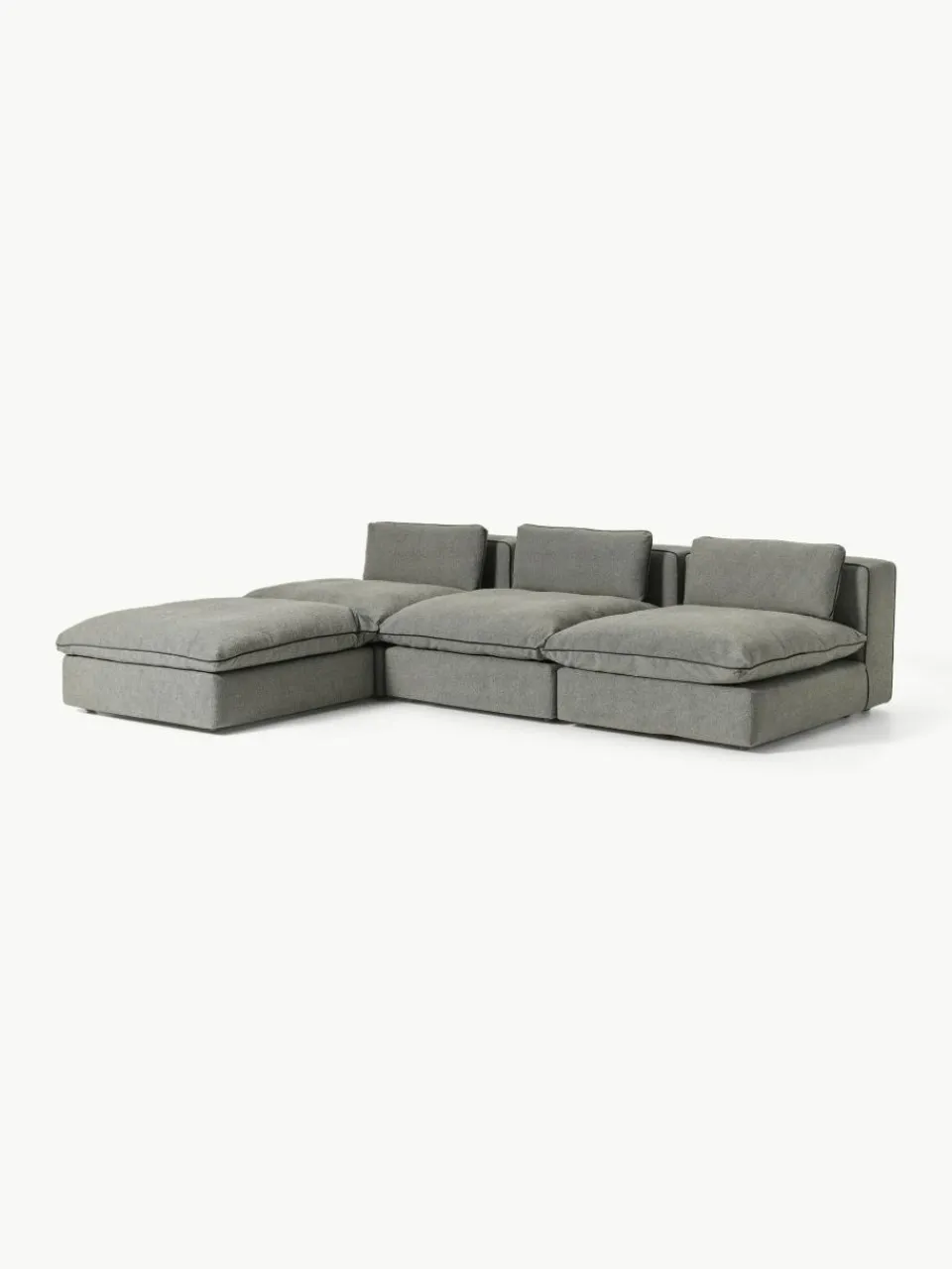 Modulaire XL bank Felix met poef^Westwing Collection Outlet